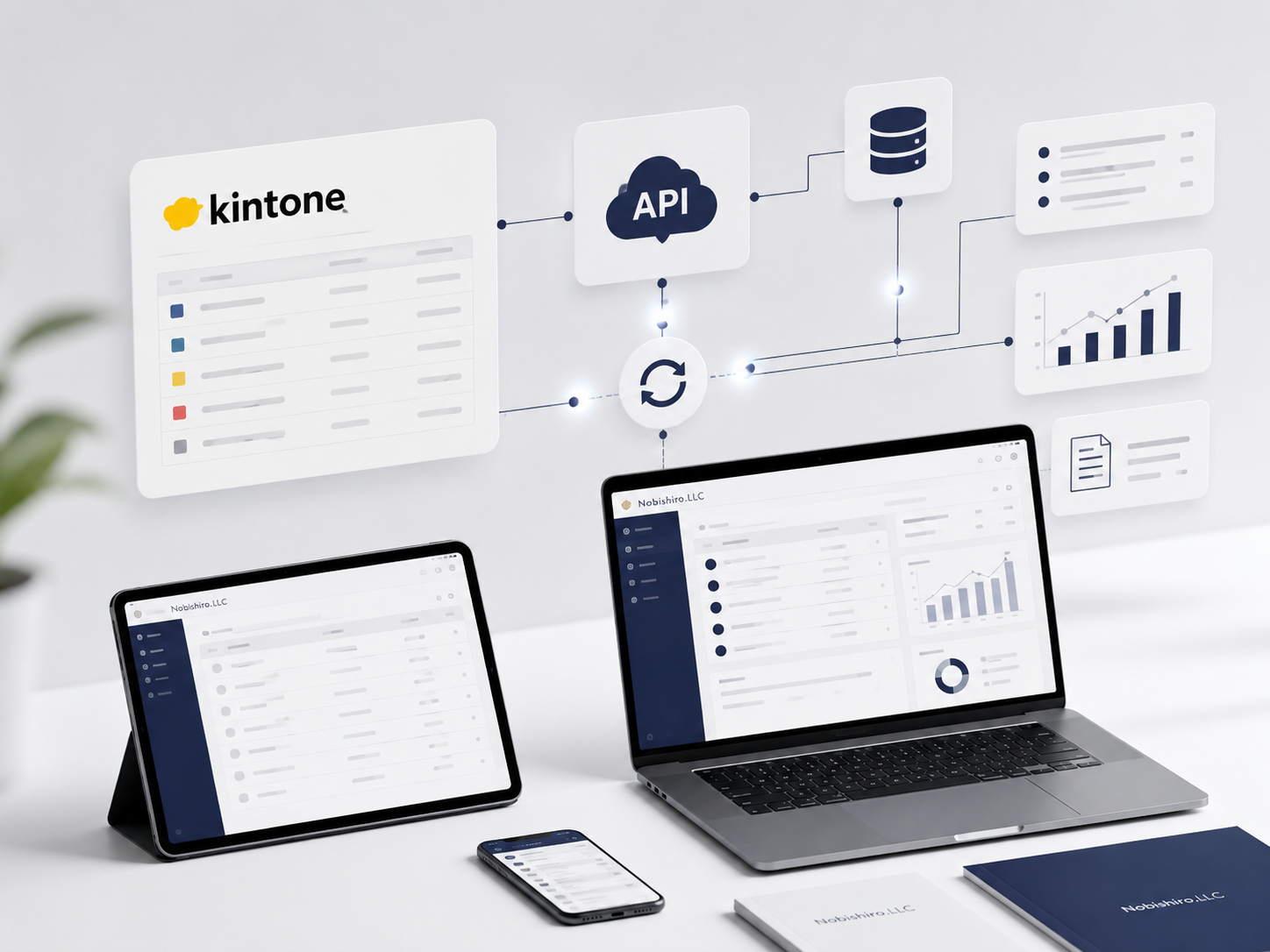 kintone・外部API連携のイメージ